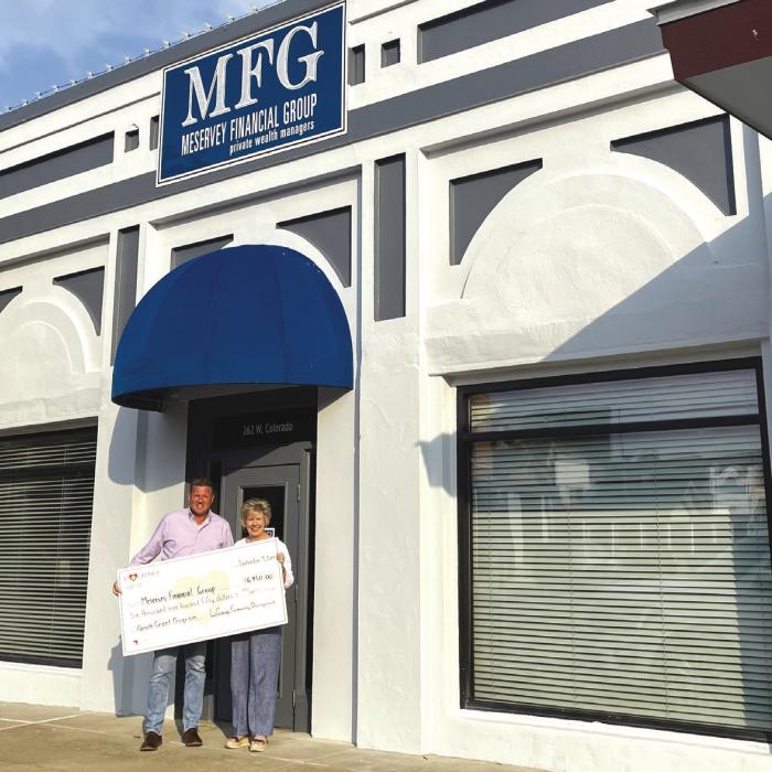 The City of La Grange’s Office of Community Development is proud to announce that Meservey Financial Group located at 262 W. Colorado Street is the most recent recipient of a Façade Grant and Sign Grant. Both grant programs are open to businesses within La Grange city limits. For more information, call (979) 968-3017 or email Hannah Garlick at hgarlick@cityoflg.com.