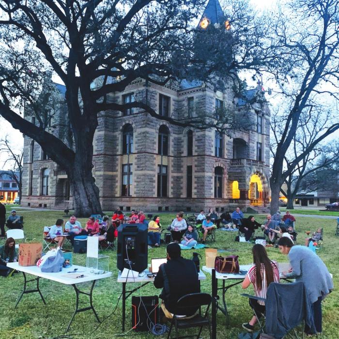Trivia Night on Courthouse Lawn