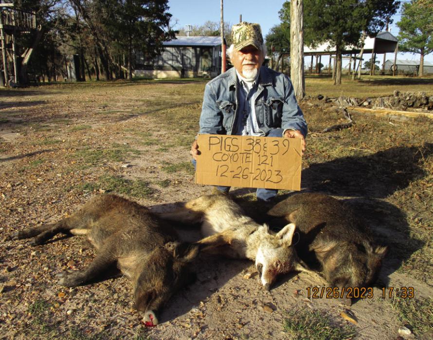 Marburger Snares Two Hogs and a Pig in One Day
