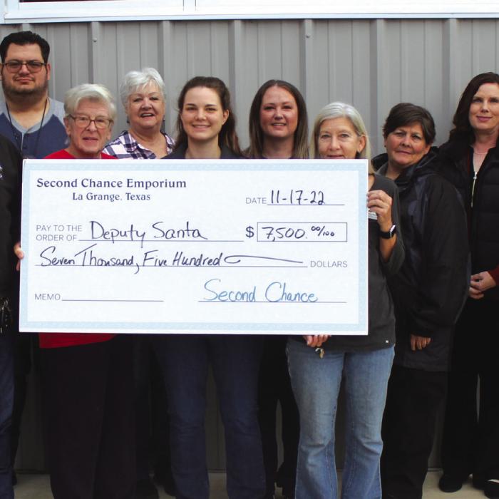 Second Chance Donates to Deputy Santa