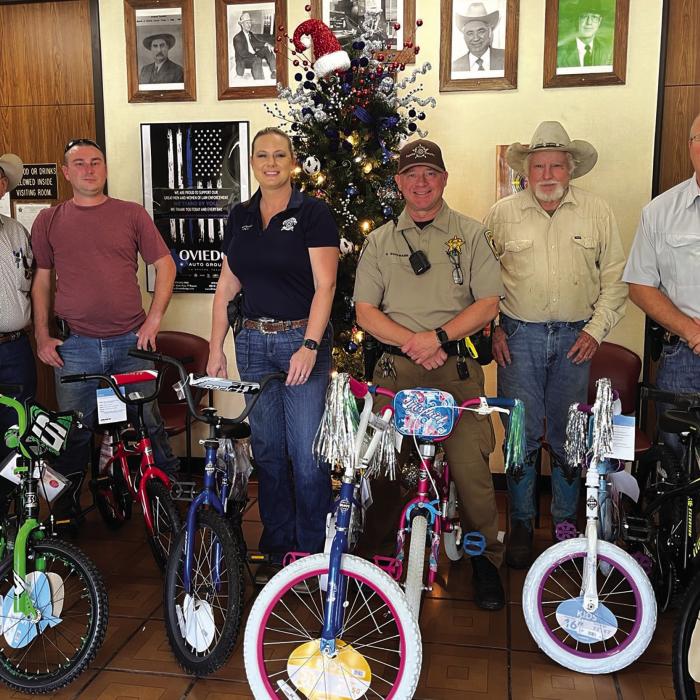 Salvation Army Donates Bicycles for Christmas