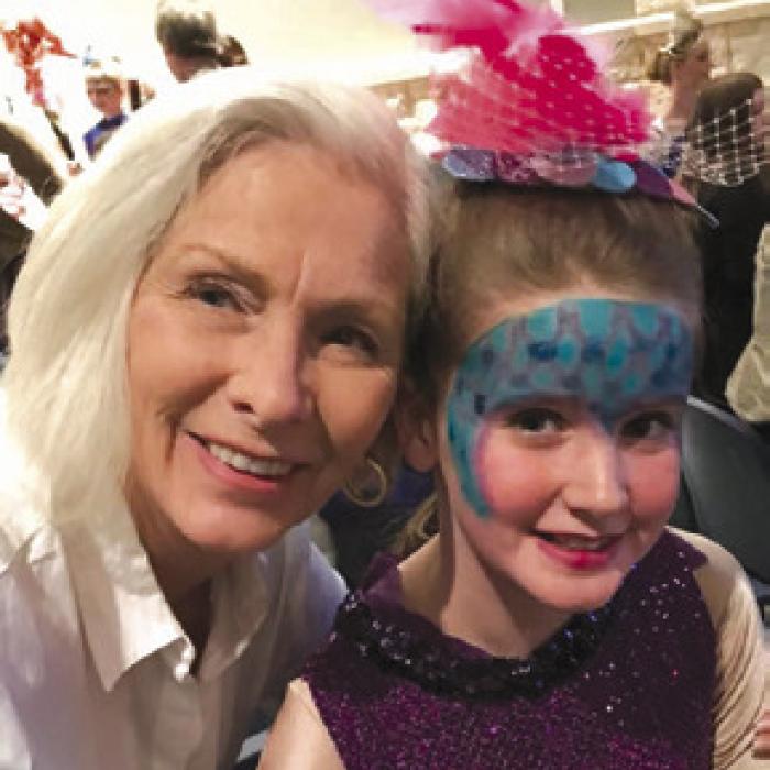 Kathy Valtasaros and grandaughter Hanna Barley.