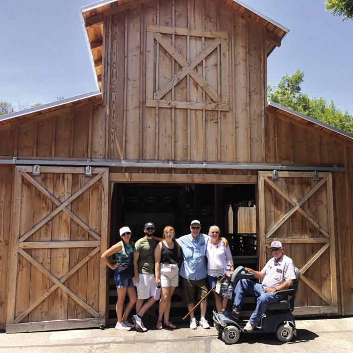 Dana and Darrell Kulak, along with Devon Boehnke, toured the Fort Worth Zoo with Elton and Miko Kulak and Cynthia Kulak.