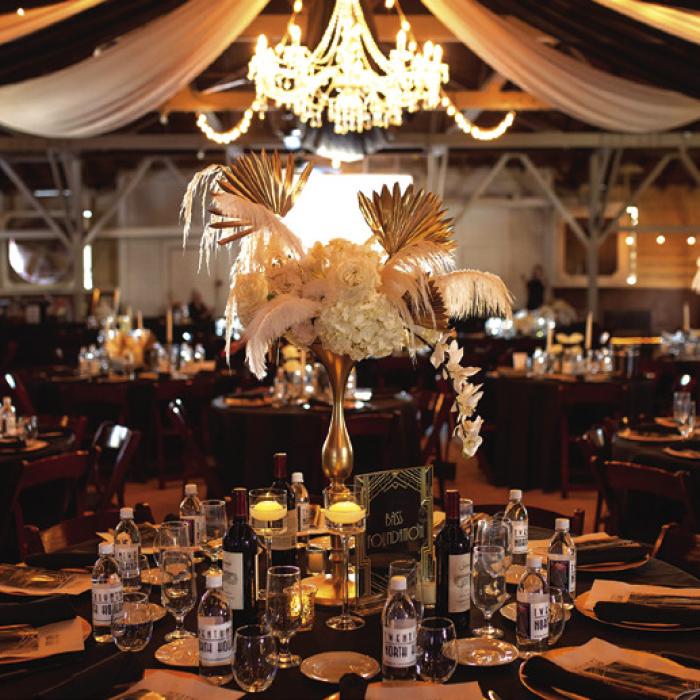 The Fair Pavilion will be transformed into an elegant venue (like this scene from a previous year) for the March 1 gala.