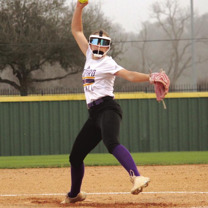 La Grange pitcher Brooke Ulrich struck out three in her inning of work Tuesday. Photo by Jeff Wick