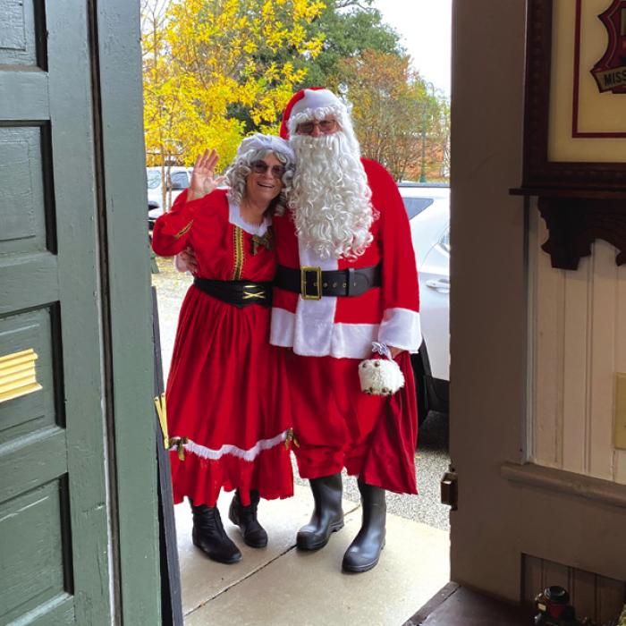 Santa Coming to the Depot