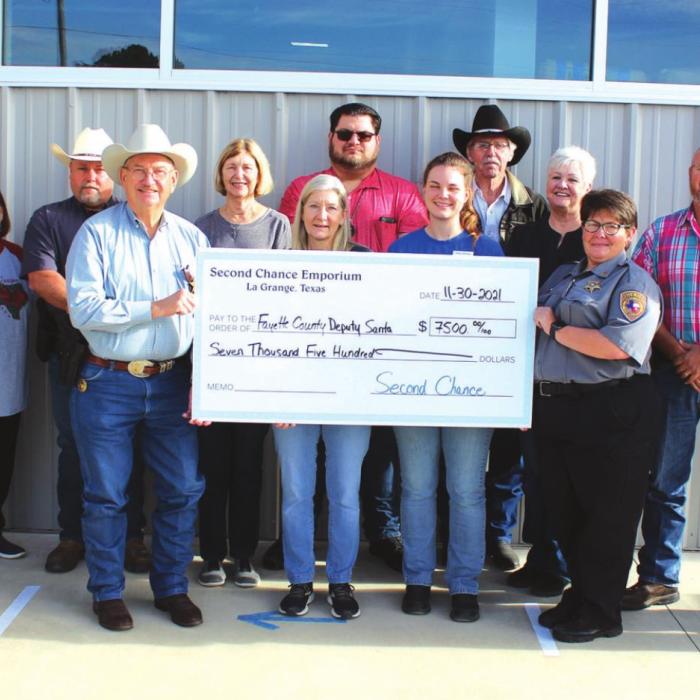 Second Chance Donates to Deputy Santa