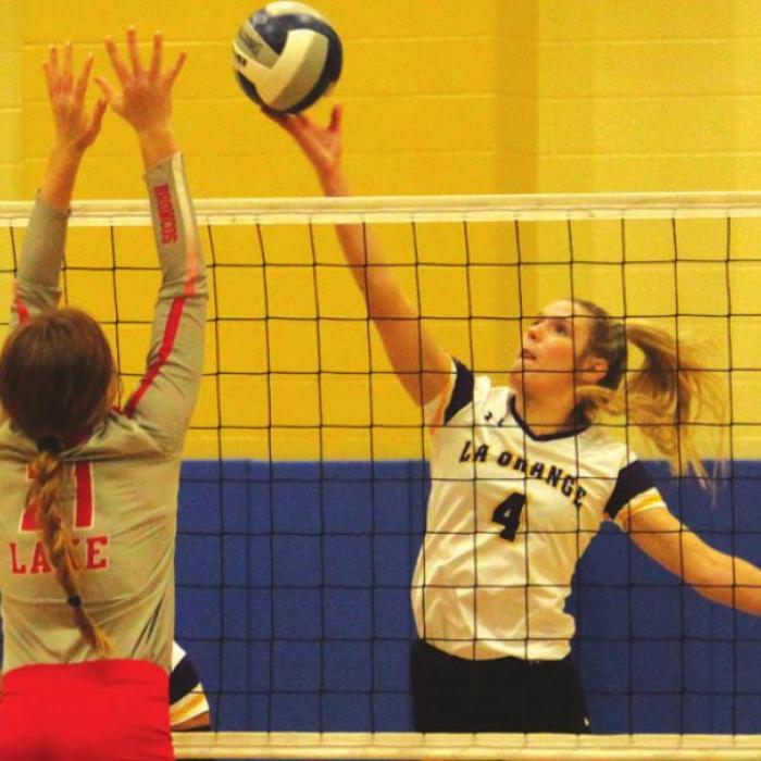Maddi Mach in Tuesday’s match.