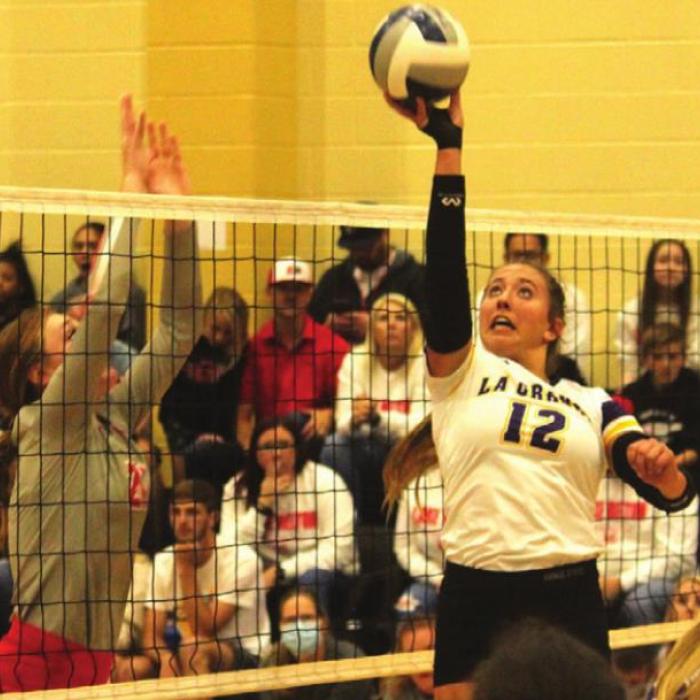 Maddi Fritz in Tuesday’s match.
