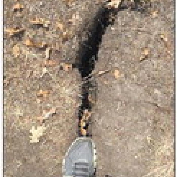 The Warda and surrounding area is in desperate need of rain. The ground cracks are getting dangerously large
