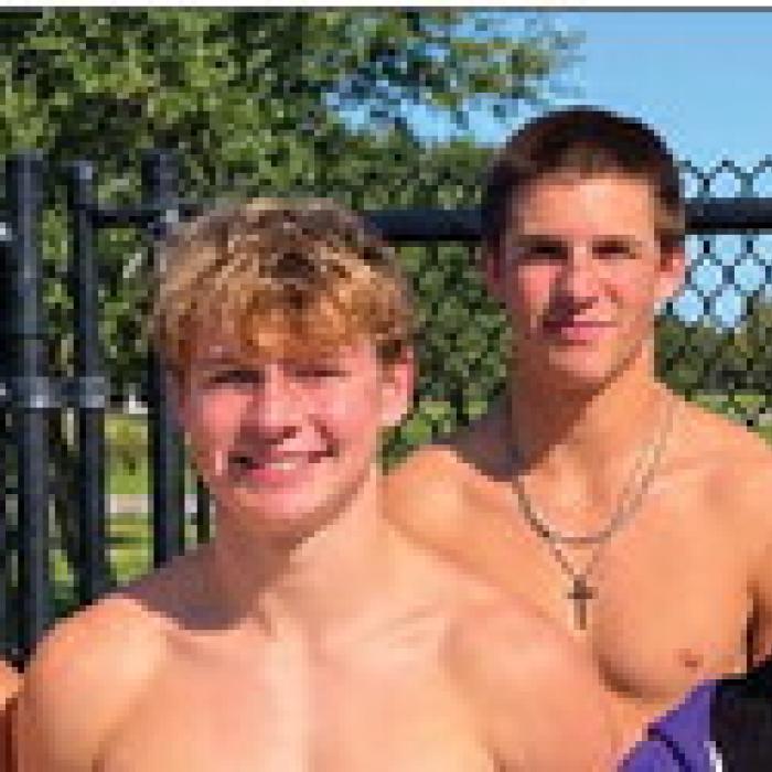 Sam Loehr, Chandler Fabre, Caleb Knapik , Braxton Landis, Adysen Janacek and Gracie Taylor all the first place individual swimmers at the El Campo meet.