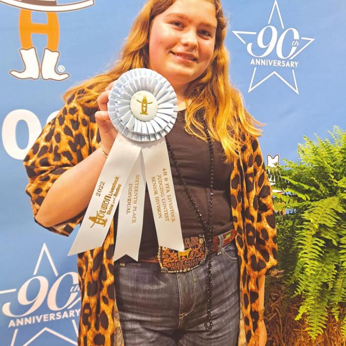 Karisch Places at Livestock Judging Event