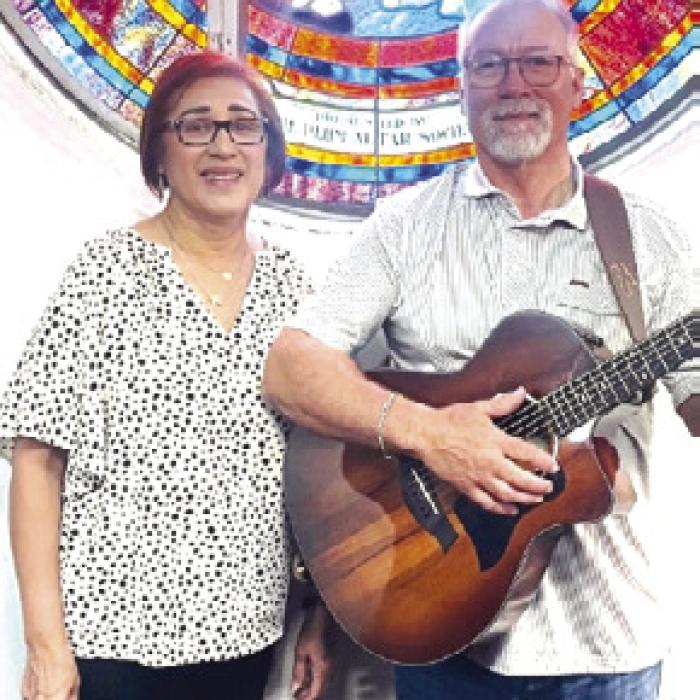 Mary Lou Anderle and Wayne Beseda.