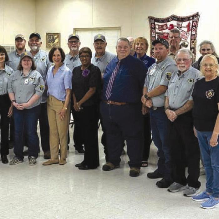 Texas Citizens Police Academy Alumni Association Region 3 members with City of La Grange Mayor Jan Dockery and Senator Kolkhorst.
