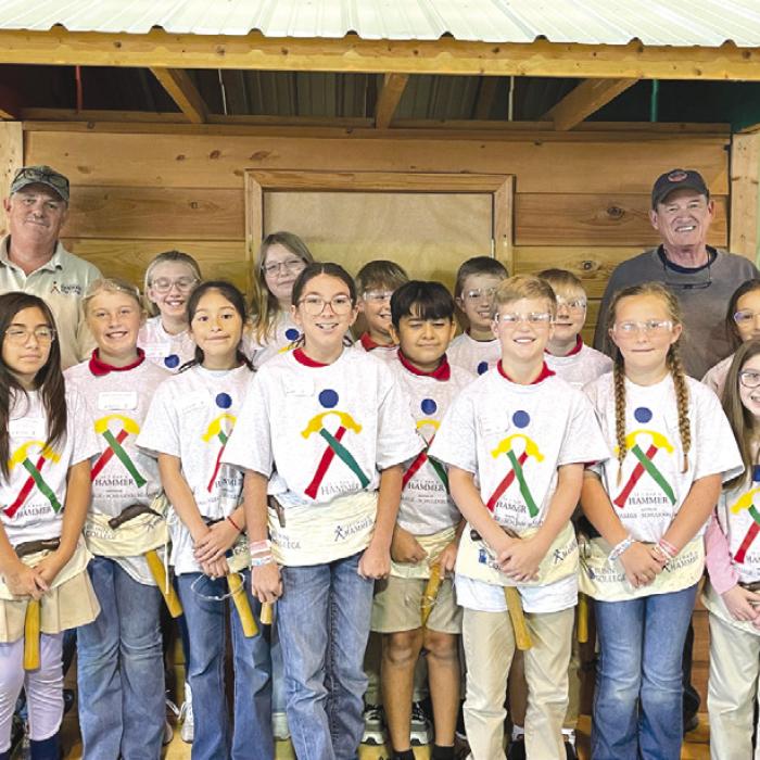 Sacred Heart Catholic School students enjoyed the ‘If I Had a Hammer’ program at Blinn College in Schulenburg. They put into practice concepts they’ve learned in math and working with a team.