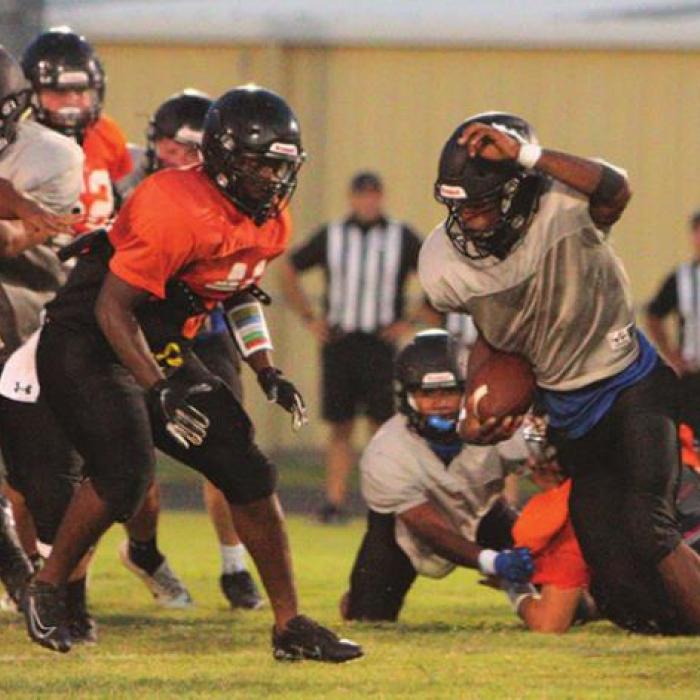 Shorthorns Scrimmage Rice