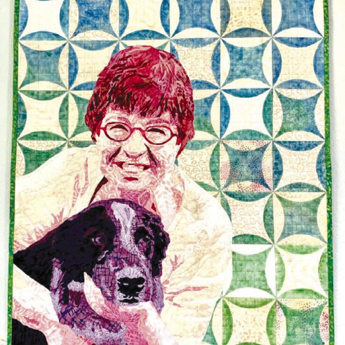 Quilt up for raffle.