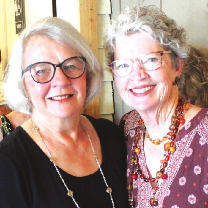 Grace Fruge and Pam Hurst, co-chairwomen of the Fashion Fling.