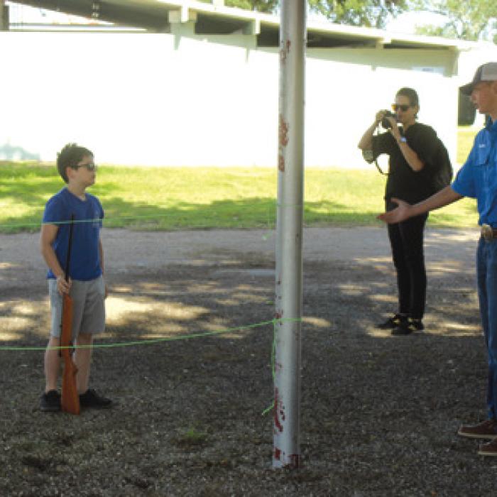 LHS student Quade Brothers talks gun safety
