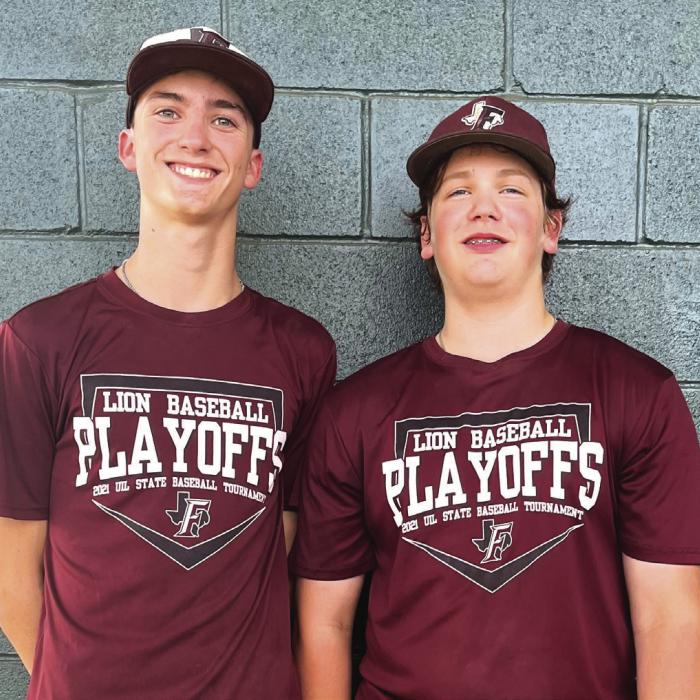 Corn Hole winners - Easton Jaeger &amp; Chance Konvicka
