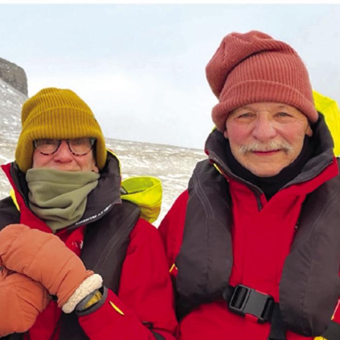 Christine and Tim Seubert and their trip to Greenland and the Northwest Passage.