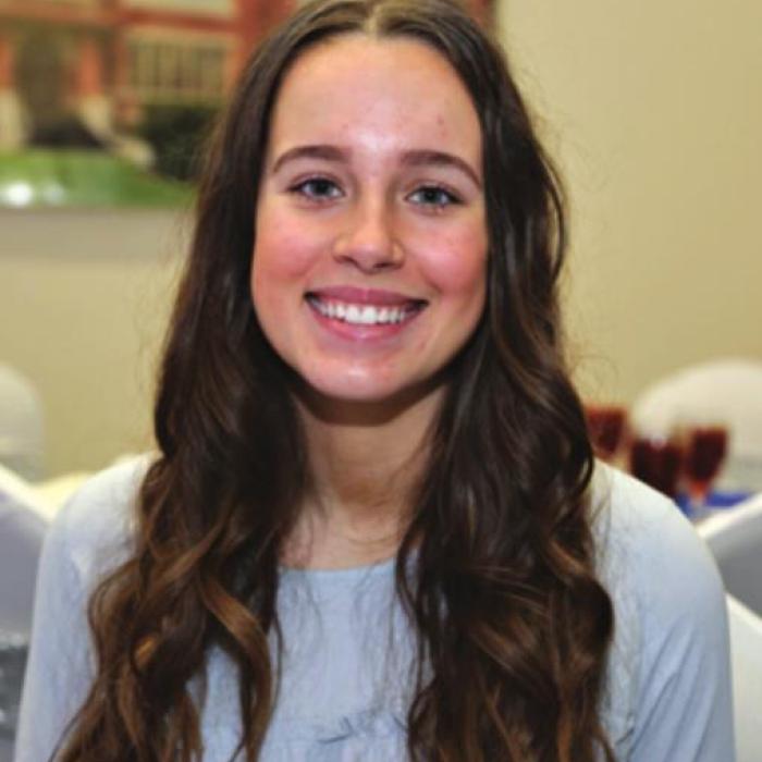 Madison Carpenter, a psychology major from La Grange had financial help at Blinn in the form of the Rudolph and LaThel Schroeder Scholarship.