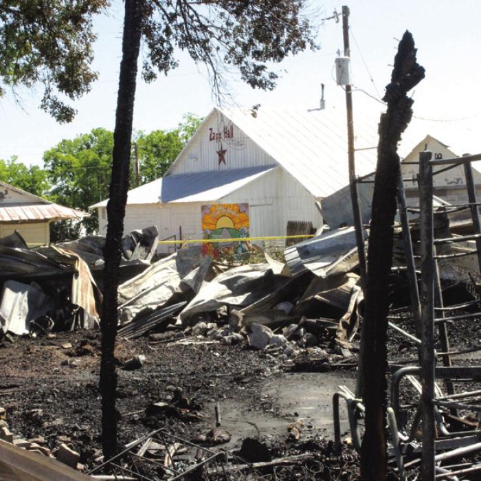 Downtown Warrenton Scorched by Fire