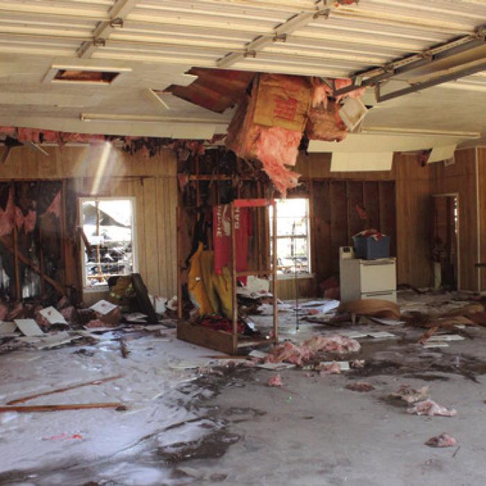 Downtown Warrenton Scorched by Fire