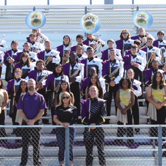 The Leopard Band has had a big last two weeks. The went to the Edna Invitational Marching Competition two weeks ago and placed 2nd in their class and 3rd out of all 32 bands in preliminary’s and placed 7th in finals. Then, Saturday at the regional marching competition in Giddings, La Grange got all Division 1 rankings so they are advancing on to Area competition.