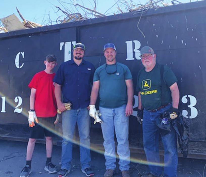 Rotarians Help After Tornadoes