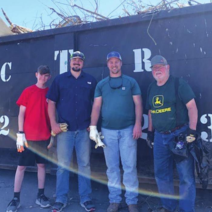 Rotarians Help After Tornadoes