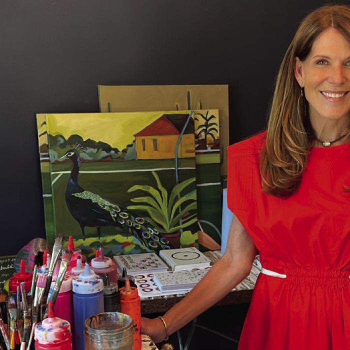Ana Stapleton in her studio.