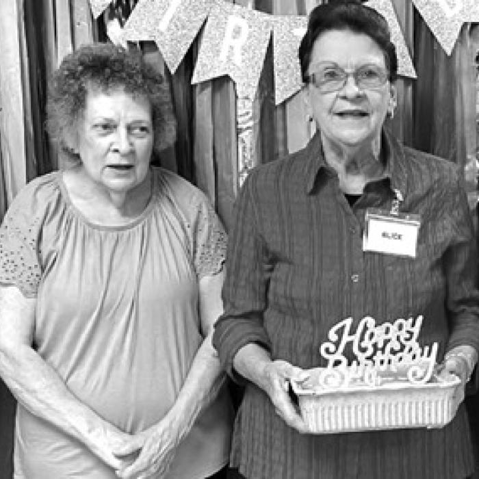 November birthday celebrants include Gini Berwick, Janice Kutac, Alice Fajkus and Monica Dunsworth. Happy Birthday to all.