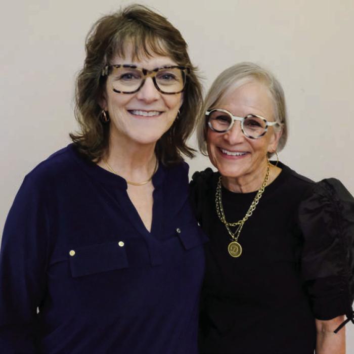 The Bugle Boy Foundation received a $2,000 grant from the Texas Women’s League. Pictured are Heather Allbright of the Bugle Boy Foundation (left) and Debbie Schovajsa of TWL.