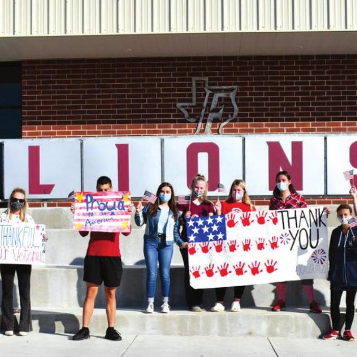 Fayetteville ISD Hosts Parade in Honor of Local Veterans