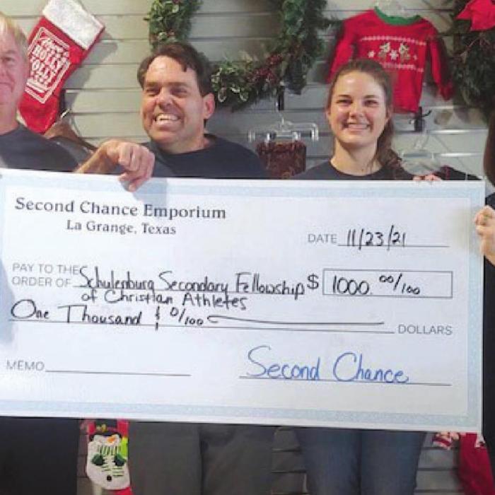Second Chance Made Donation