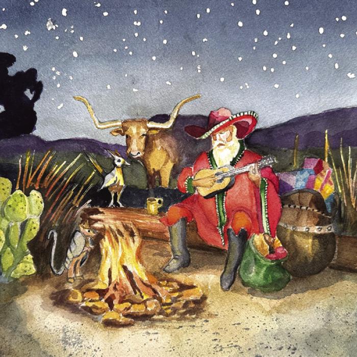 “Kris Kringle’s Campfire Carols” by Susan Pape.