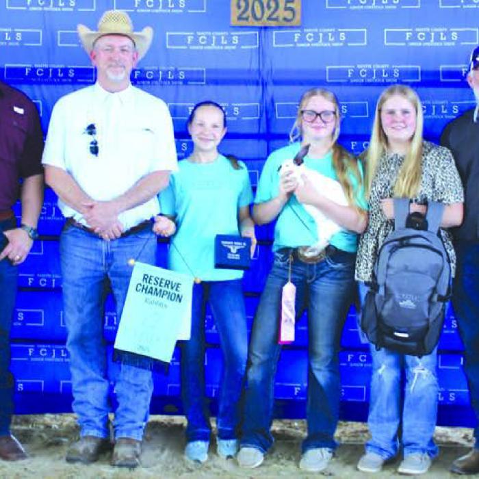 2025 Fayette Co. Junior Livestock Show Reserve Champions