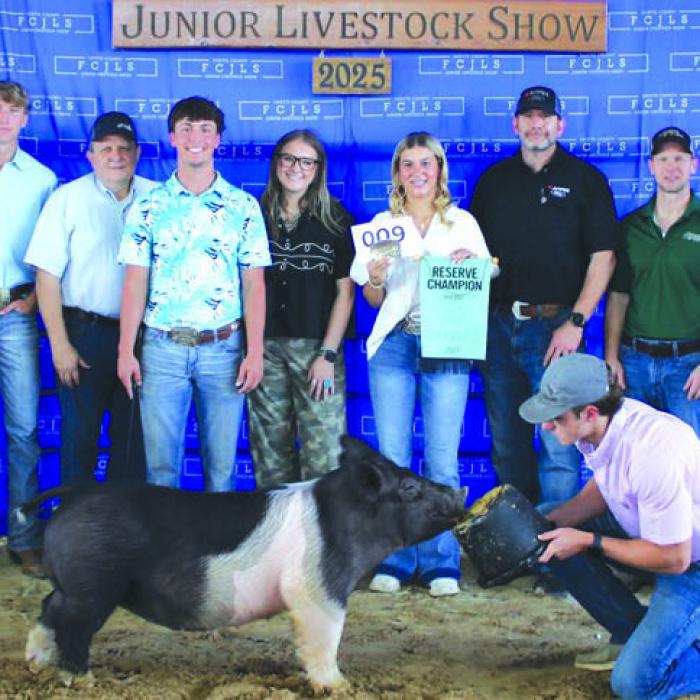 2025 Fayette Co. Junior Livestock Show Reserve Champions