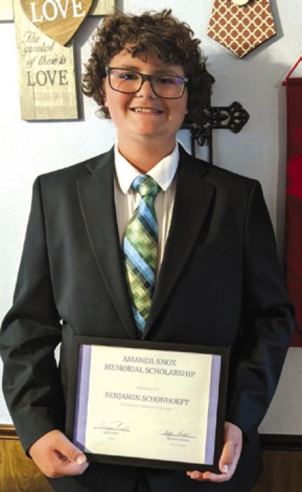 Schonhoeft Awarded Amanda Knox Memorial Scholarship