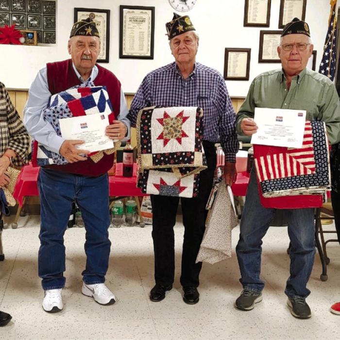 CVQG Presents Quilts of Valor to Veterans