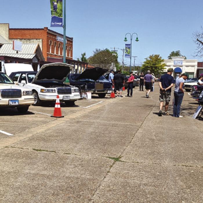 Images from the car club’s previous trips to La Grange.