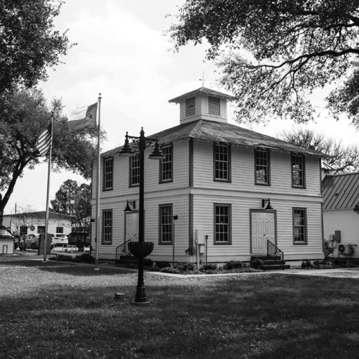 Fayette County is developing a deed to transfer ownership of the Round Top precinct courthouse to the Town of Round Top with restrictions to protect its preservation. Photo by Andy Behlen