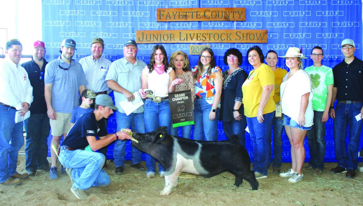  2023 Fayette Co. Junior Livestock Show Grand Champions