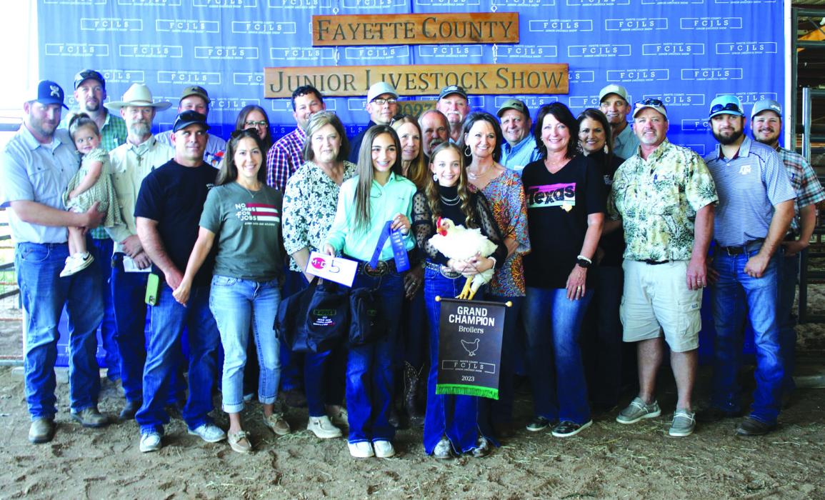  2023 Fayette Co. Junior Livestock Show Grand Champions