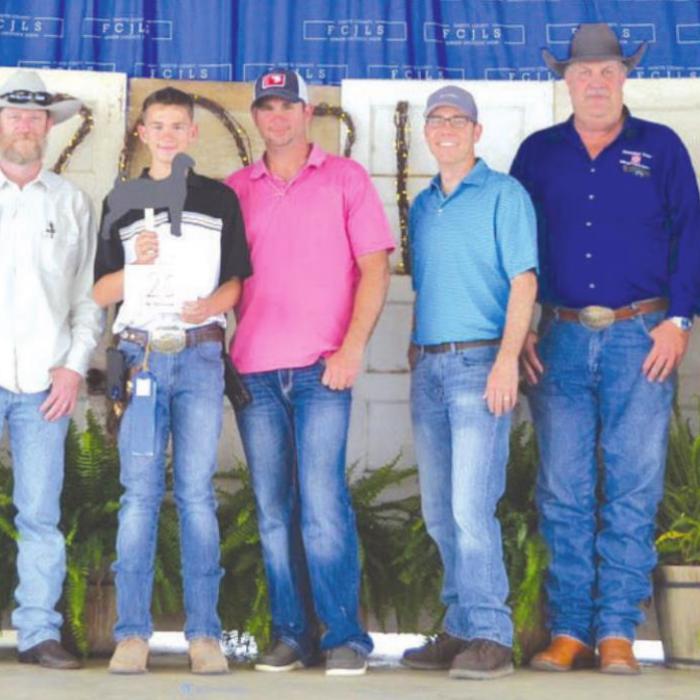 Fayette Co. Junior Livestock Show Junior Showmanship Winners