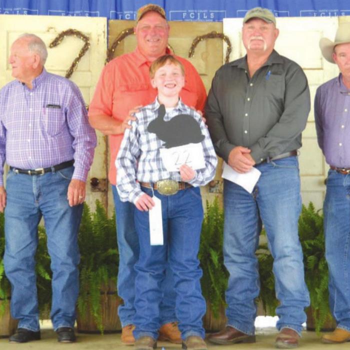 Fayette Co. Junior Livestock Show Junior Showmanship Winners