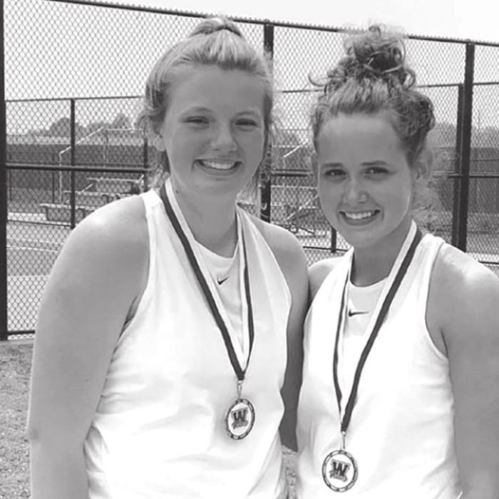 Leopard Tennis Players Medal in Waller