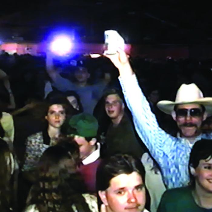 A rowdy crowd at New Bielau back in 1991. Recognize anyone?