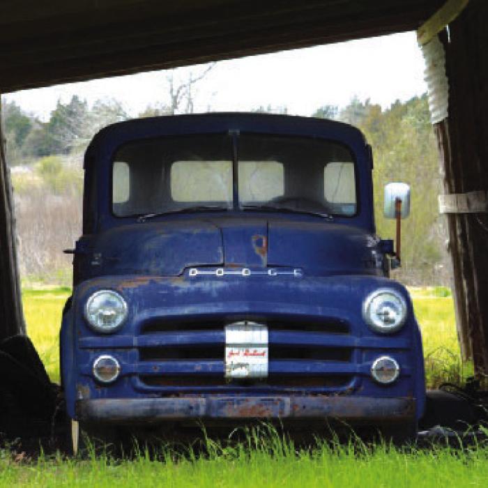 A old pickup in the Fayetteville area.